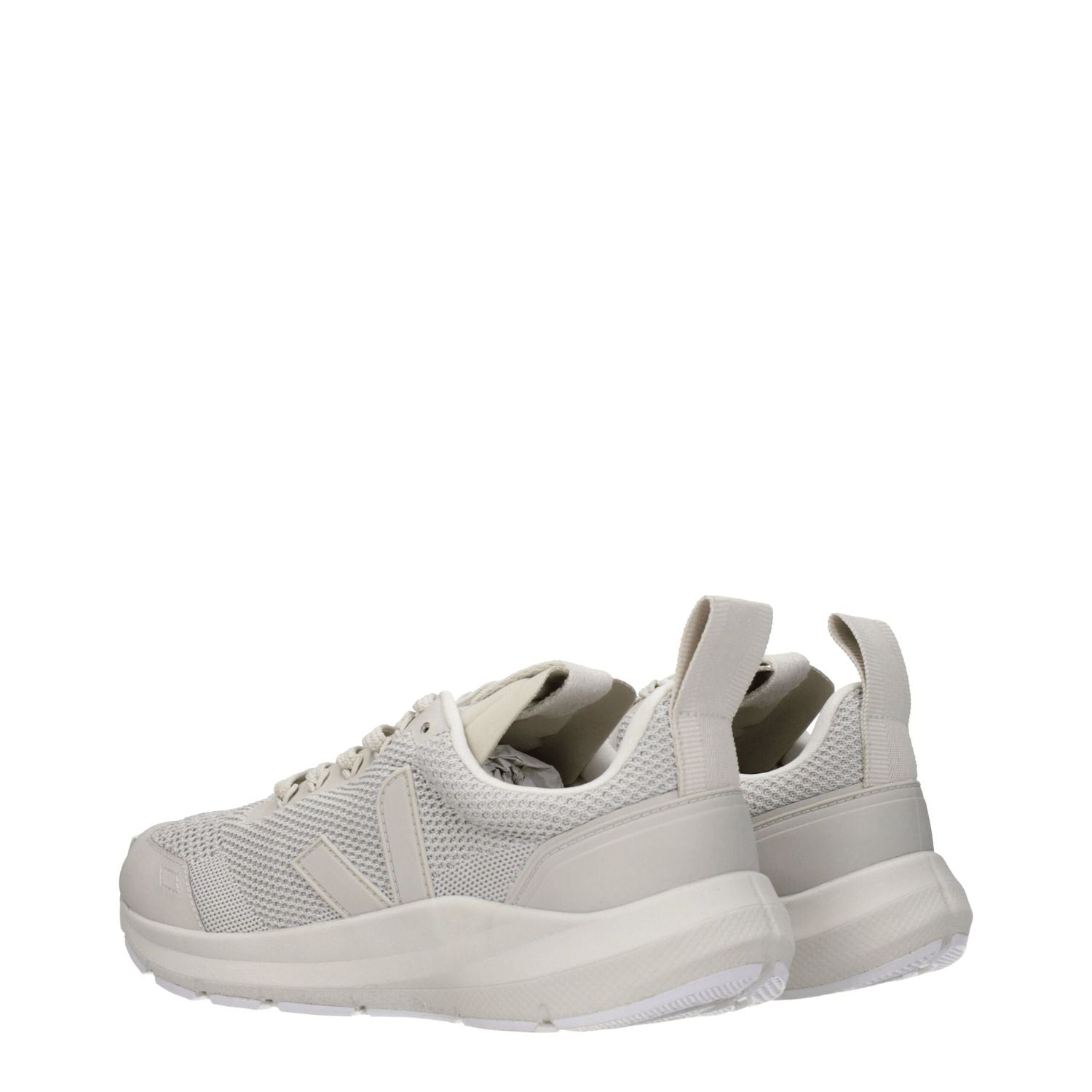 Veja Gray Fabric Athletic Sneakers