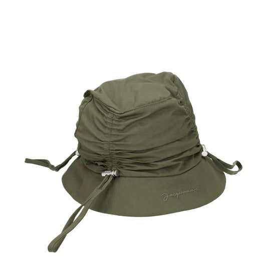 Jacquemus Green Cotton Bucket Hat