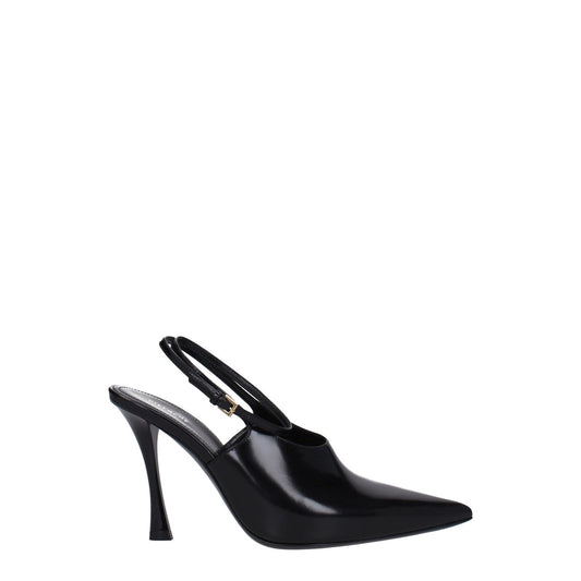 Givenchy Black Leather High Heel Pumps 1728,75667636384,Black,EU38.5/US8.5,EU40/US10,Givenchy,High Heel - Pumps - Shoes,New with tags,Pumps - Shoes,Shoes,Women