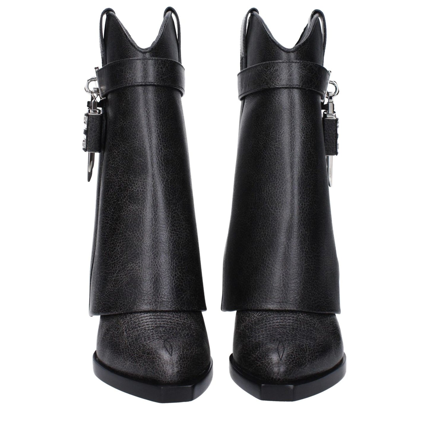 Givenchy Black Leather Ankle Boots