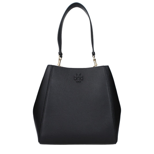 Tory Burch Black Leather Shoulder Bag