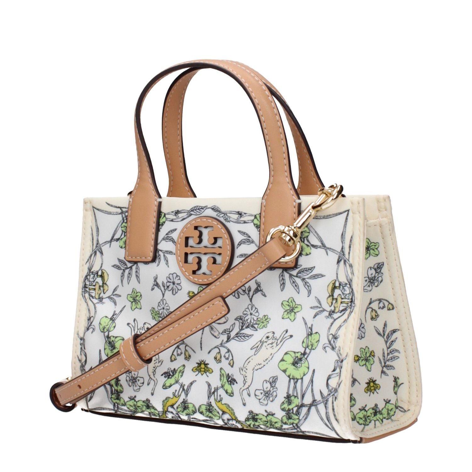 Tory Burch Beige Fabric Handbag