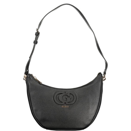 Guess Jeans Nero Poliuretano Women Handbag