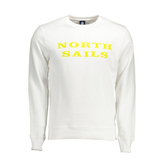 North Sails White Cotton Men's Sweatshirt