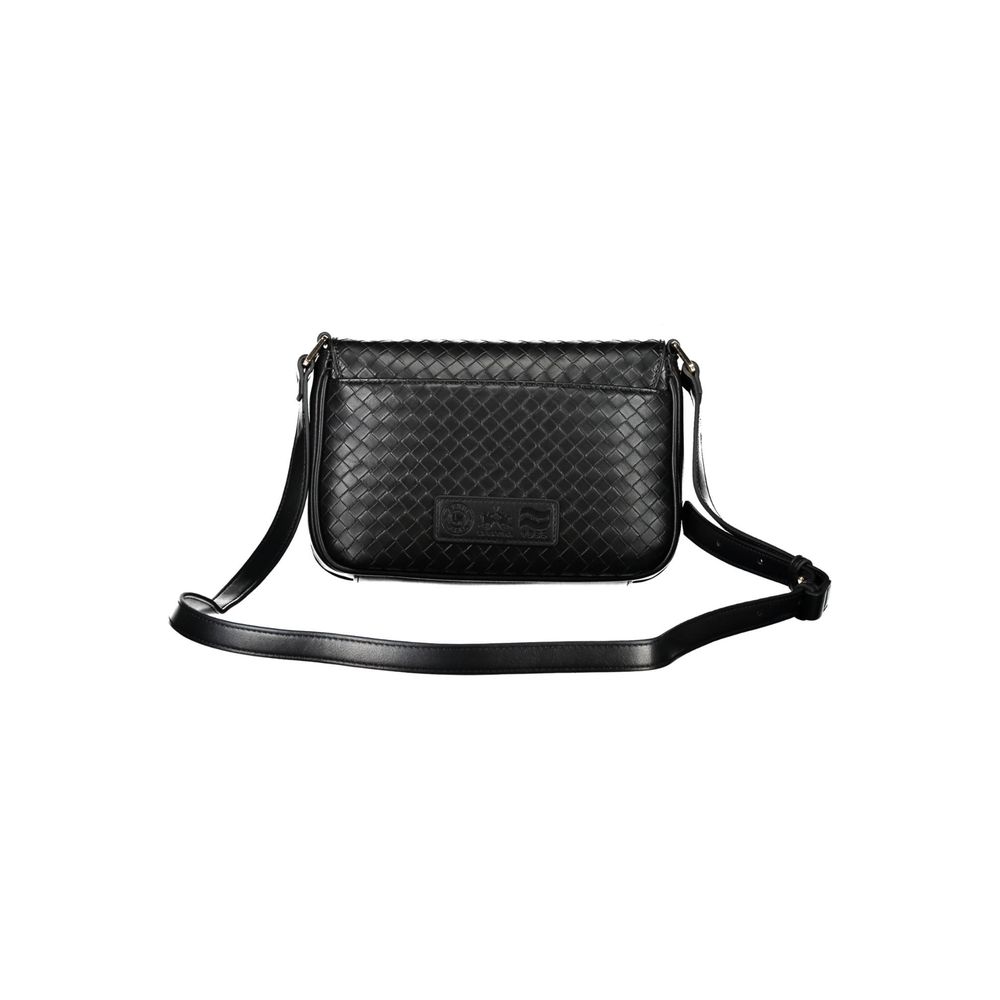 La Martina Black Polyurethane Women Shoulder Bag