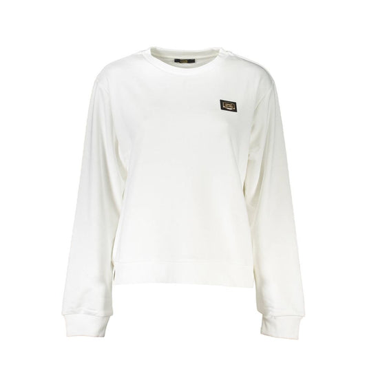 Cavalli Class Bianco Cotton Women Sweatshirt