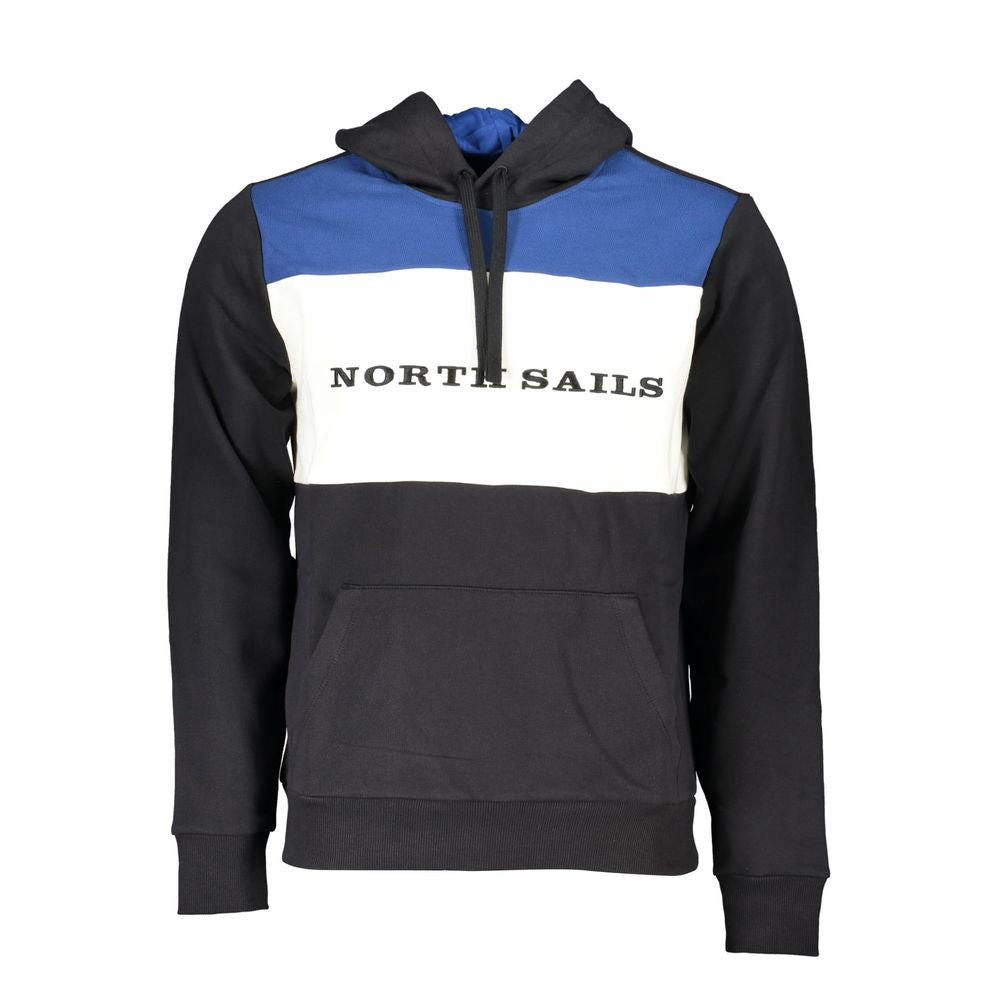 North Sails Black Cotton Men's Sweatshirt