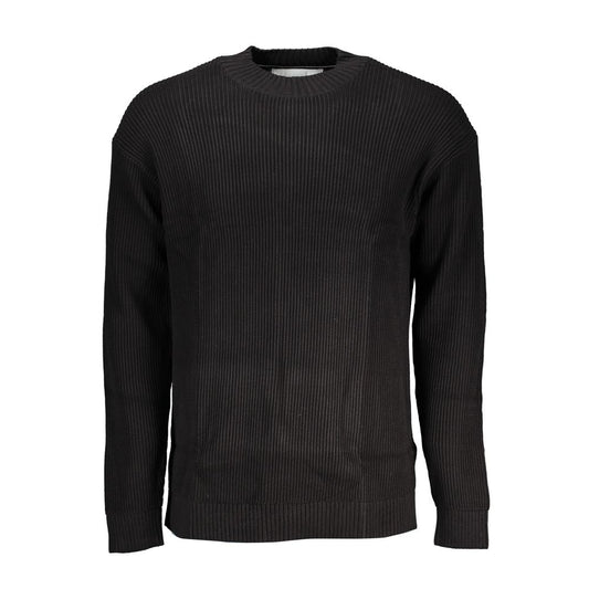 Calvin Klein Black Cotton Men Sweater