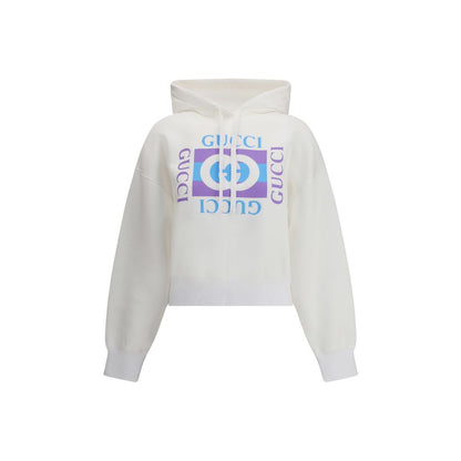 Gucci White Cotton Sweatshirt
