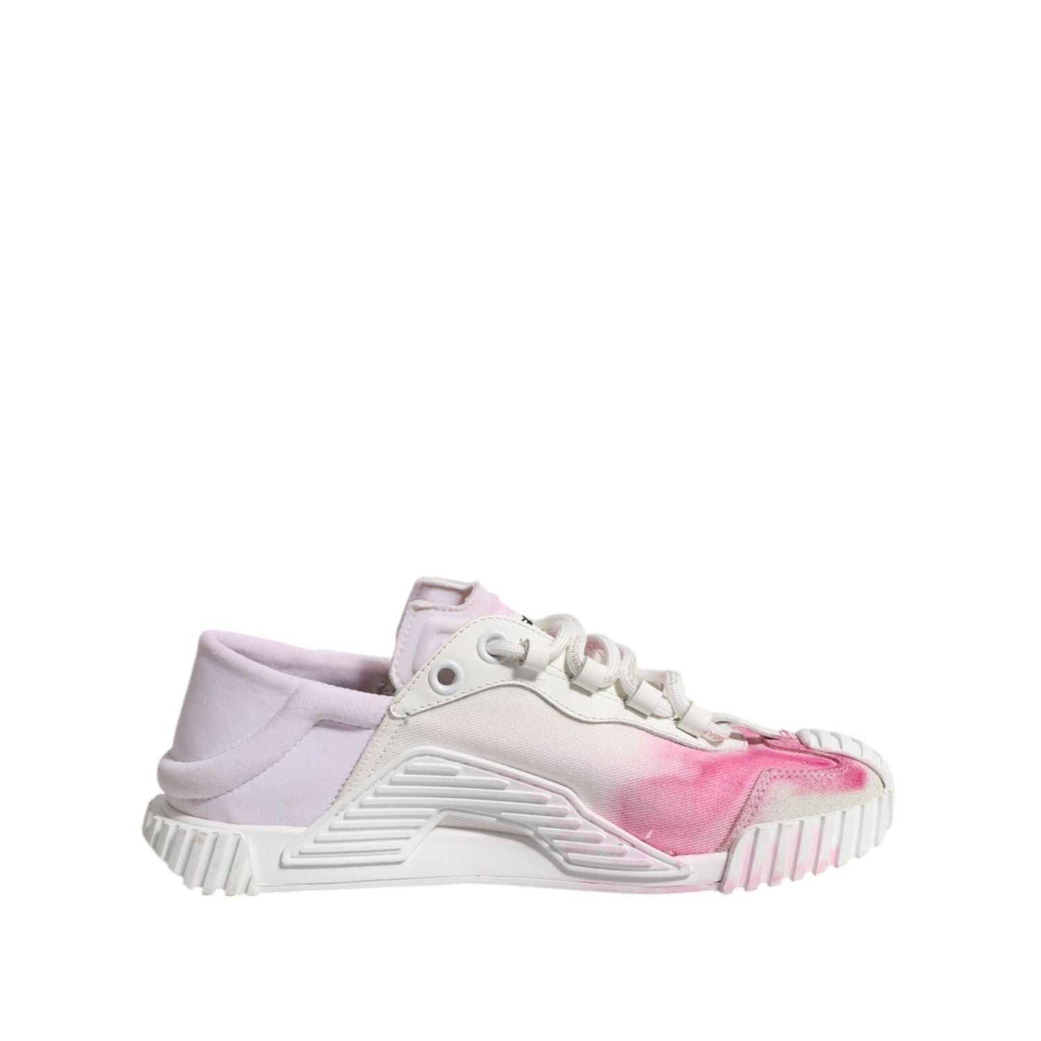 Dolce & Gabbana White NS1 Lace Up Low Top Sneakers Shoes