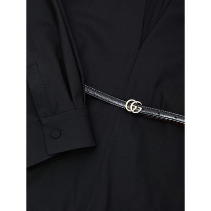 Gucci Black Wool Jumpsuit