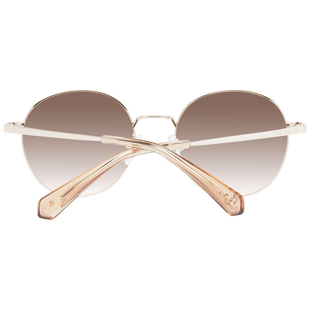 Ted Baker Gold Metal Sunglasses