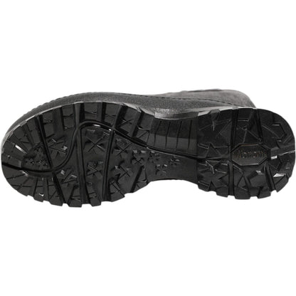 Dolce & Gabbana Metallic Black Pull On Rain Boots Men Shoes