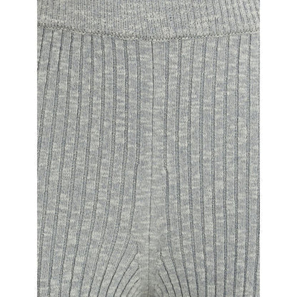 Magda Butrym Gray Linen Leggings