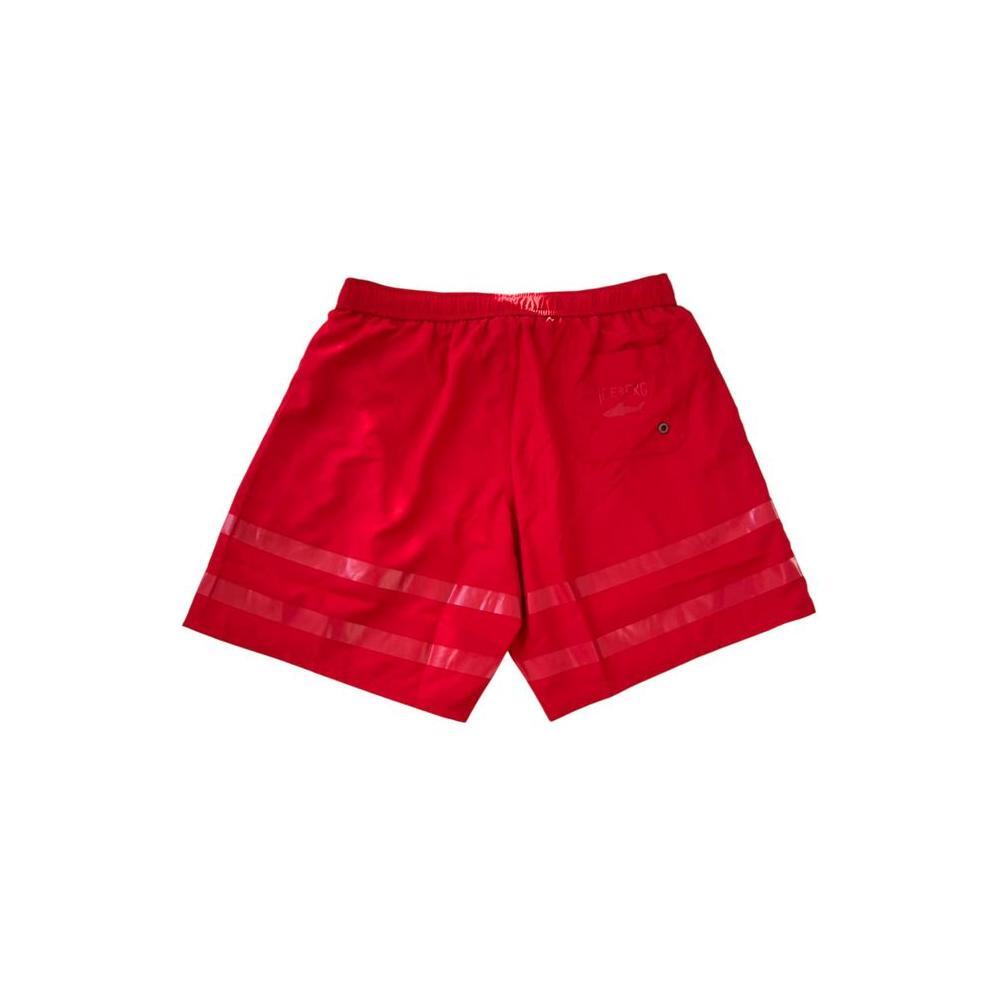 Iceberg Red Polyester Men Swim Short