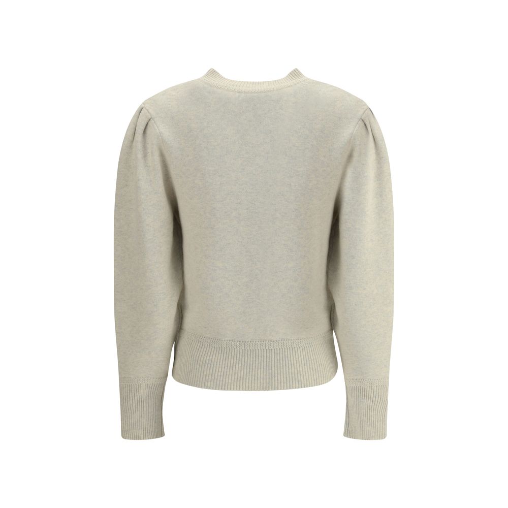 Marant Etoile Cream Cotton Sweatshirt