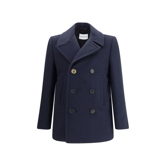 Givenchy Blue Wool Coat
