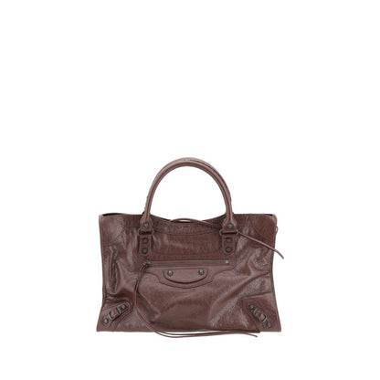 Balenciaga Brown Calf Leather Bos Taurus Shoulder Bag