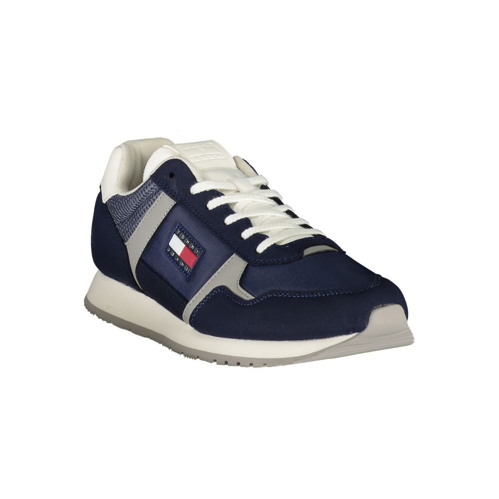 Tommy Hilfiger Blue Polyurethane Men's Sneaker