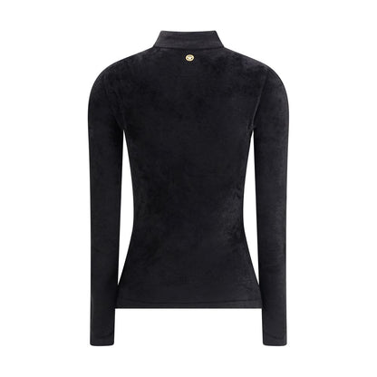 Versace Black Viscose Hoodie
