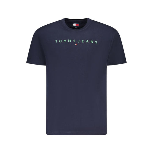 Tommy Hilfiger Blue Cotton Men's T-Shirt