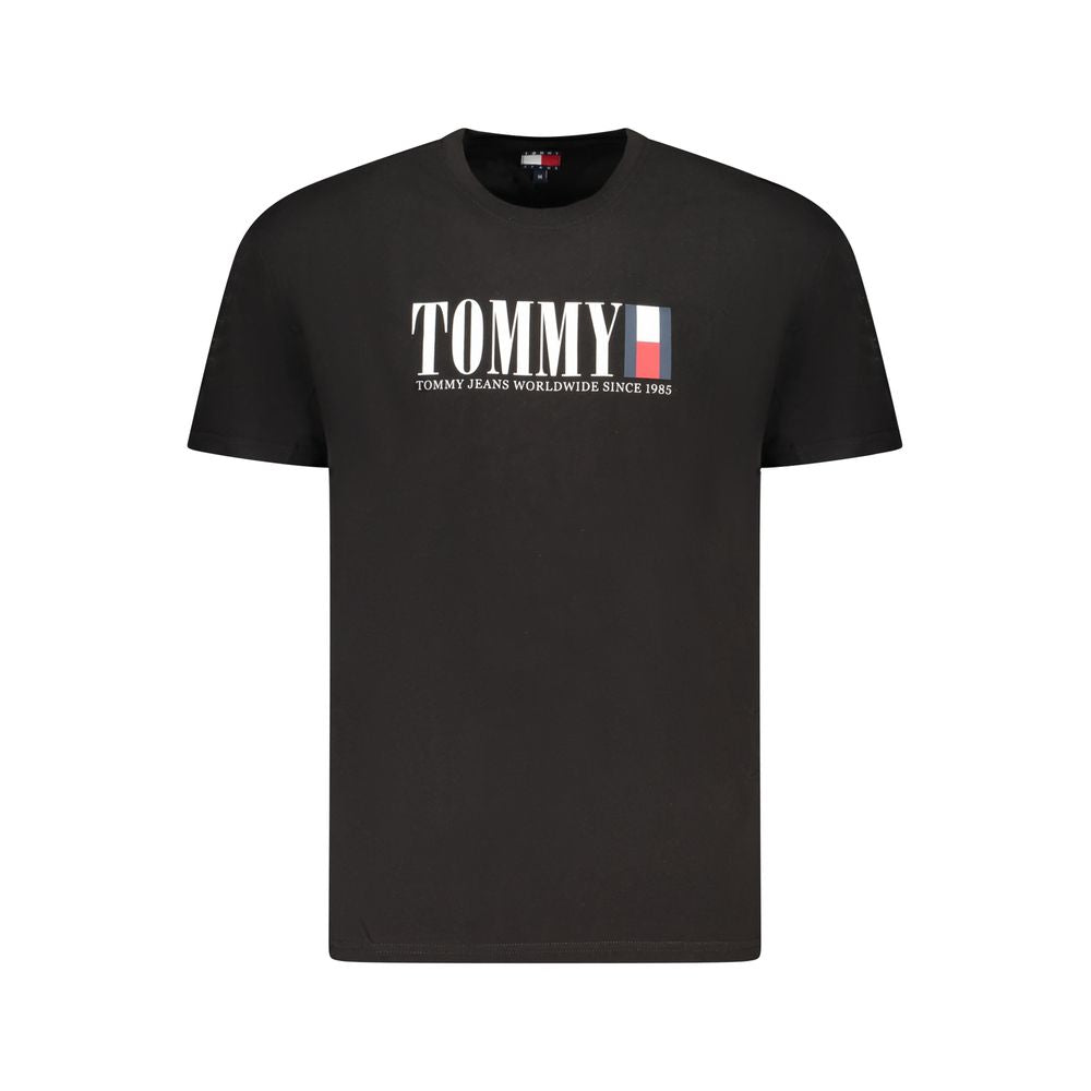 Tommy Hilfiger "Black Cotton Men's T-Shirt"