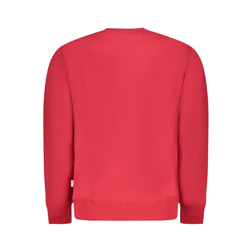 Pepe Jeans Rosso Cotton Men Sweatshirt