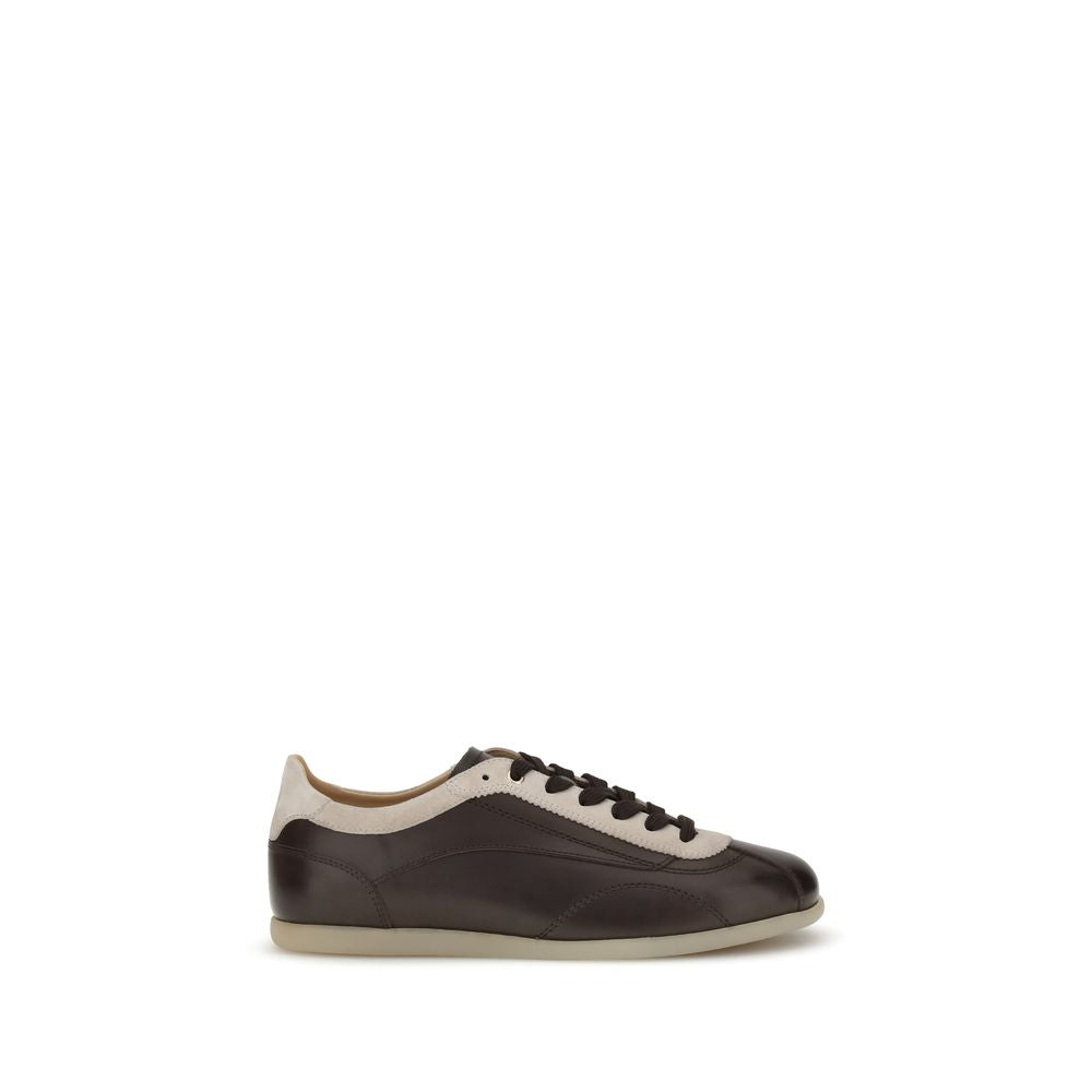 Brunello Cucinelli Multicolor Leather Low Top Sneakers