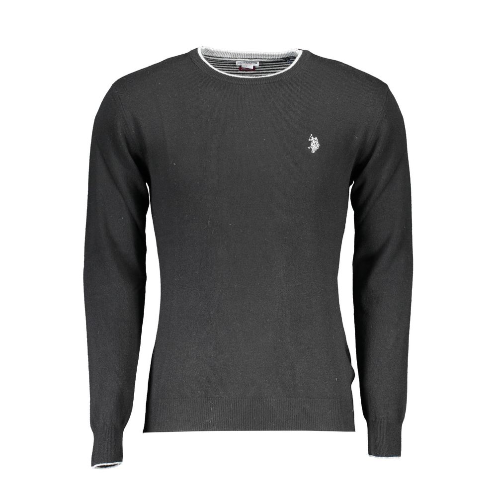 U.S. POLO ASSN. Black Wool Men's Sweater