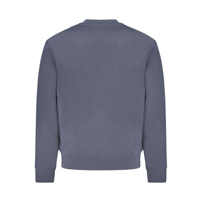 Hugo Boss Blue Cotton Men Sweatshirt