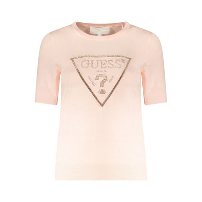 Guess Jeans Rosa Viscosa Women Sweater