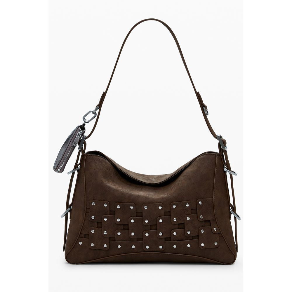 Desigual Brown Polyethylene Women Handbag