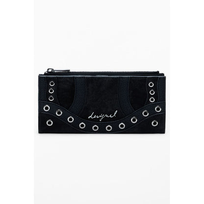 Desigual Nero Poliuretano Women Wallet