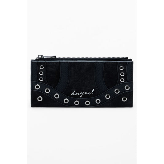Desigual Nero Poliuretano Women Wallet