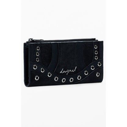 Desigual Nero Poliuretano Women Wallet