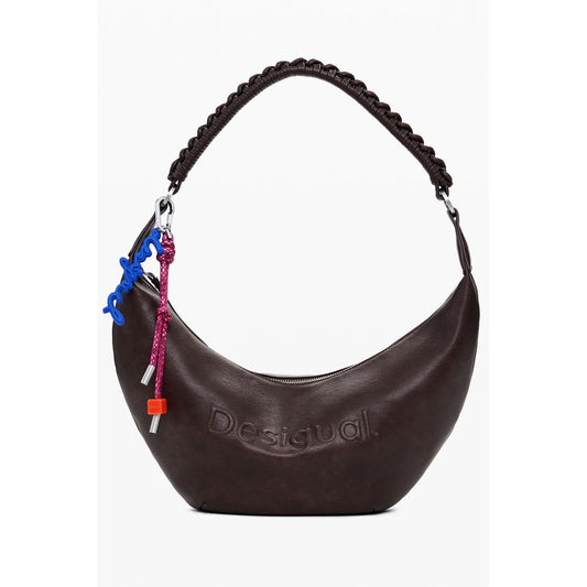 Desigual Marrone Poliuretano Women Handbag