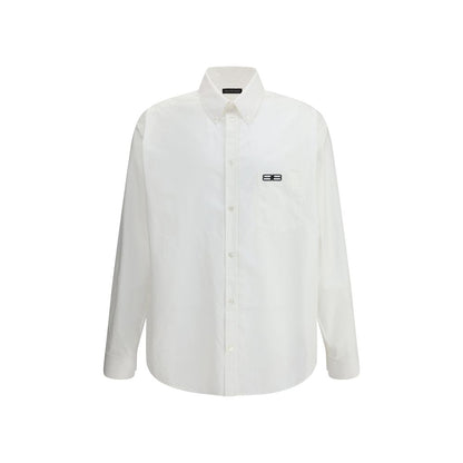 Balenciaga White Cotton Dress Shirt
