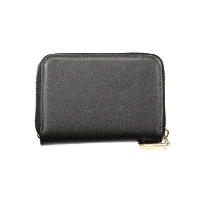 Mario Valentino Black Polyurethane Women Wallet
