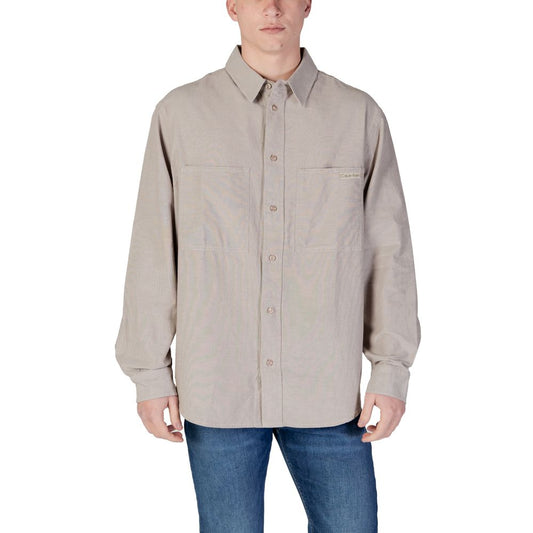 Calvin Klein Jeans Beige Recycled Cotton Clothing