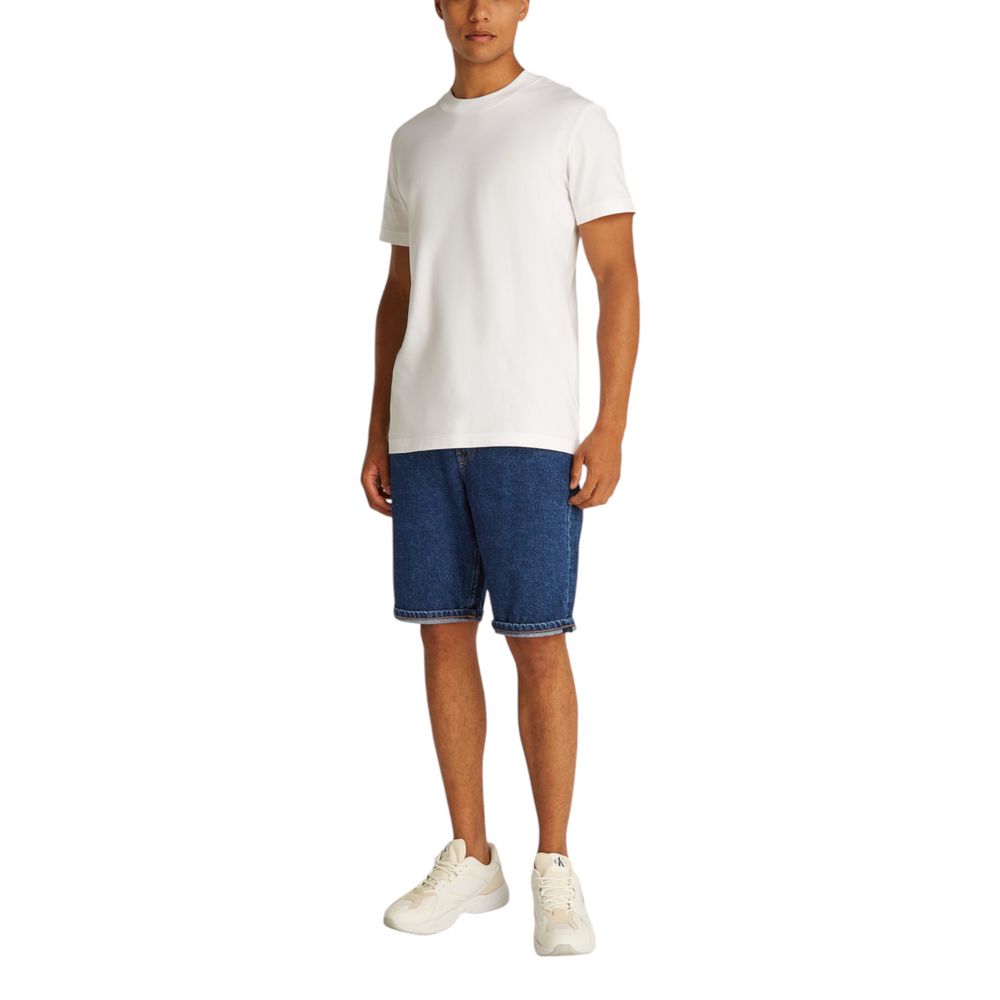 Calvin Klein Jeans Blue Cotton Bermuda Shorts