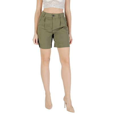 Only Green Viscose Bermuda Shorts 1728,71956299936,Bermuda - Shorts - Clothing,Clothing,Green,IT38|XS,IT42|M,New with tags,Only,Shorts - Clothing,Women