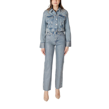 Only Light Blue Organic Cotton Denim Jacket 1728,71956299936,Clothing,Denim Jackets - Jackets & Coats - Clothing,IT42|M,IT44|L,Jackets & Coats - Clothing,Light Blue,New with tags,Only,Women,XL