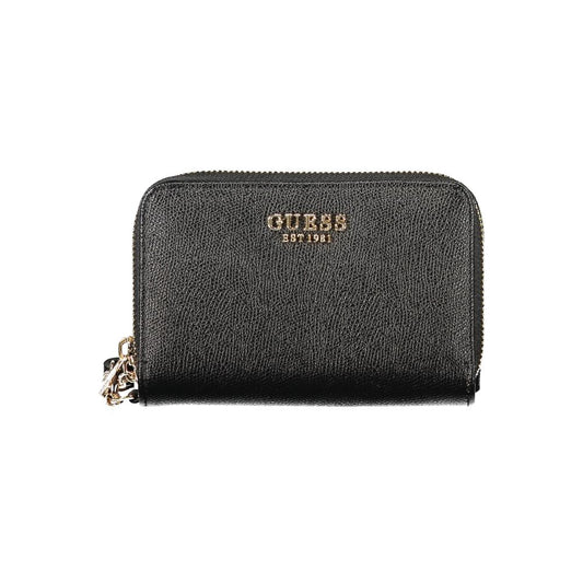 Guess Jeans Black Polyurethane Women Wallet