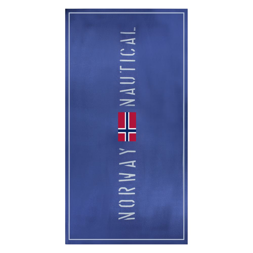 Norway 1963 Blue Polyester Women Beach Towel