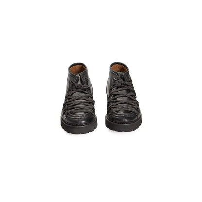 Roberto Pepe Luxury Black Calfskin Men Boot