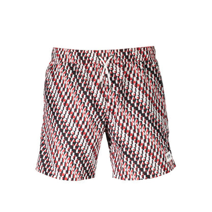 Karl Lagerfeld Black Polyester Men's Swim Boxer