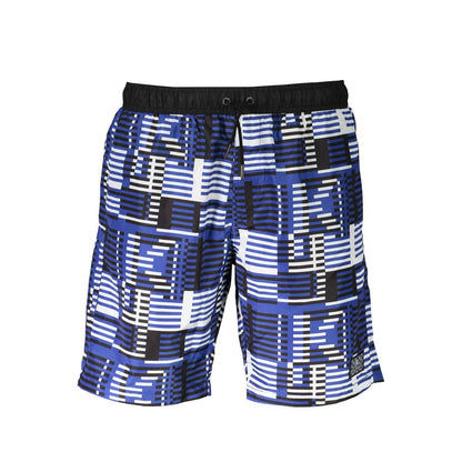 Karl Lagerfeld Blu Polyester Men's Swim Trunk