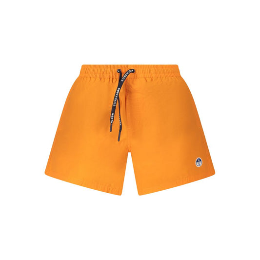 North Sails Arancione Nylon Men Swim Boxer