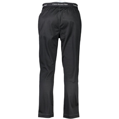 Calvin Klein Black Polyester Men's Track Pant