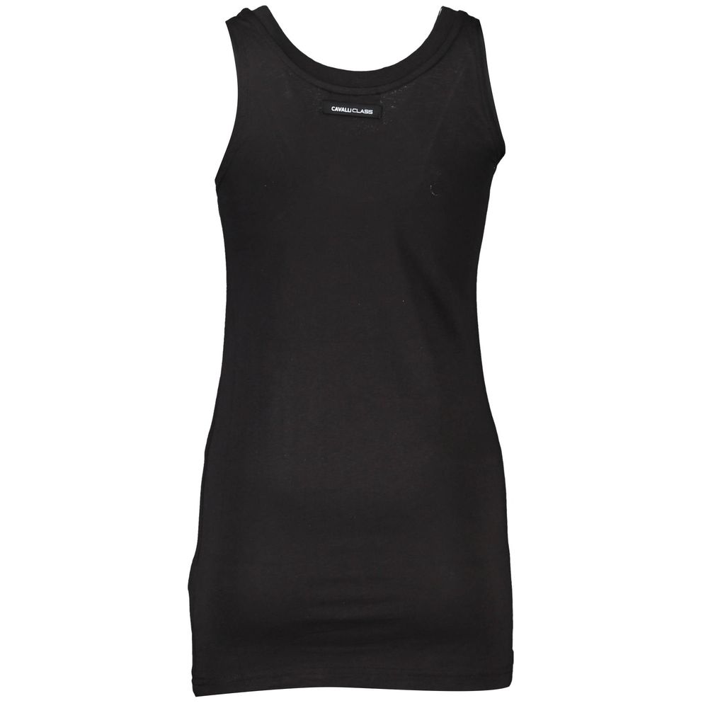 Cavalli Class Black Cotton Women's Tank Top